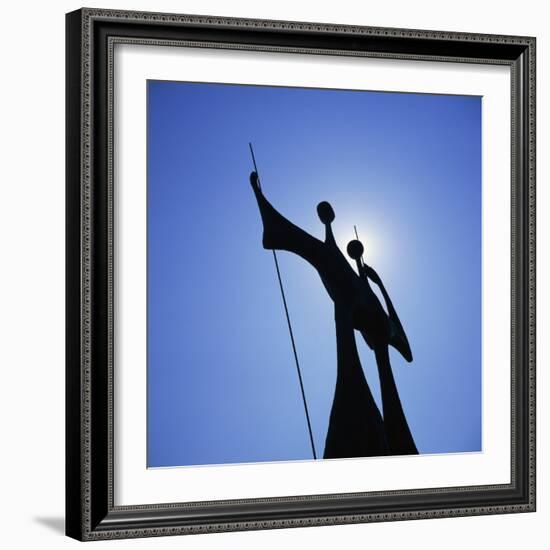 Statue, Brasilia, Brazil, South America-Geoff Renner-Framed Photographic Print