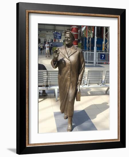 Statue by Tom Murphy of Bessie Braddock, Noted Member of Parliament for Liverpool-Ethel Davies-Framed Photographic Print