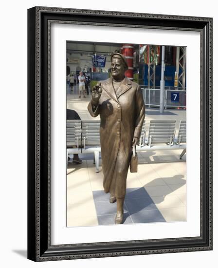 Statue by Tom Murphy of Bessie Braddock, Noted Member of Parliament for Liverpool-Ethel Davies-Framed Photographic Print