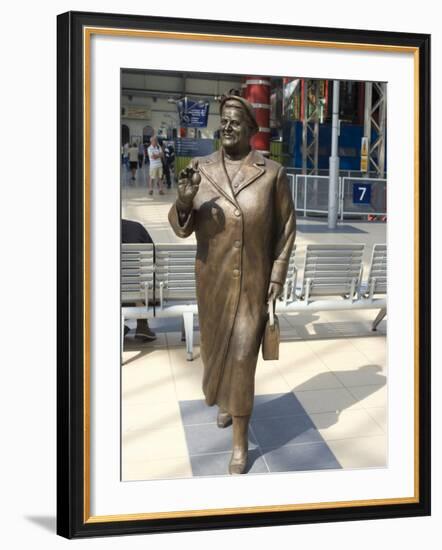 Statue by Tom Murphy of Bessie Braddock, Noted Member of Parliament for Liverpool-Ethel Davies-Framed Photographic Print