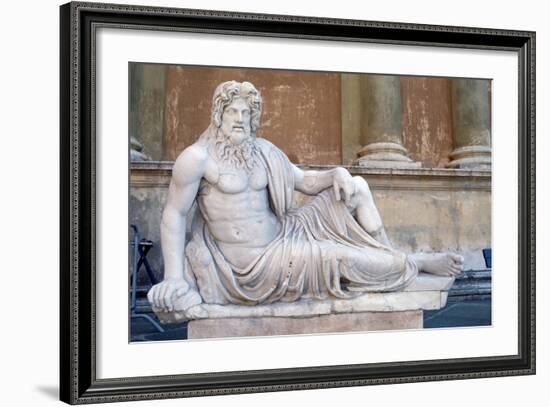 Statue, Court of the Pigna, Vatican, Rome-null-Framed Photographic Print