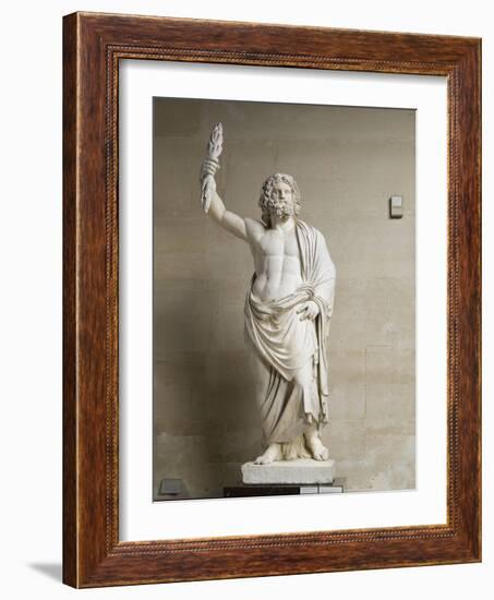 Statue de divinité masculine, dite Jupiter de Smyrne-null-Framed Giclee Print