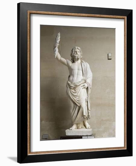 Statue de divinité masculine, dite Jupiter de Smyrne-null-Framed Giclee Print