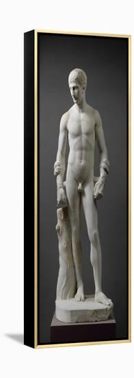 Statue de pugiliste-null-Framed Premier Image Canvas