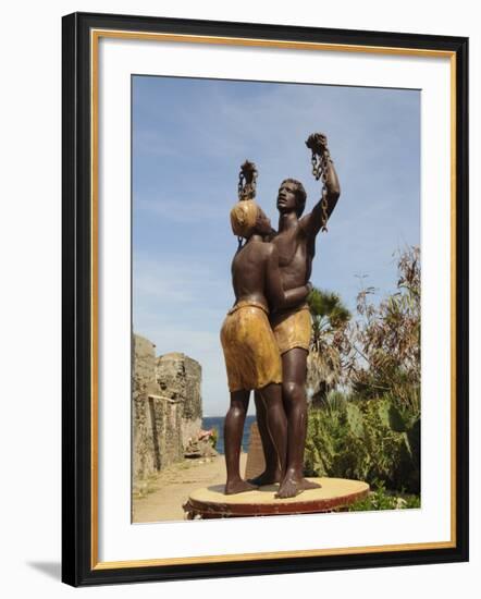 Statue Des Esclaves, Goree Island, Near Dakar, Senegal, West Africa-Robert Harding-Framed Photographic Print