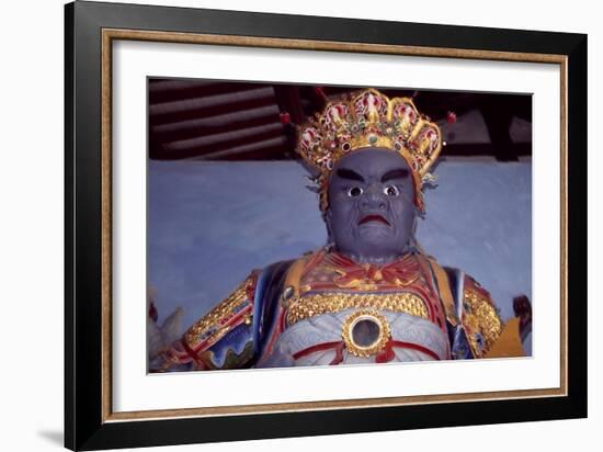 Statue from Ling Yun Temple, Leshan-null-Framed Giclee Print