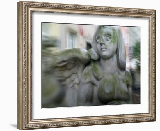 Statue, Gdansk, Poland-Russell Young-Framed Photographic Print