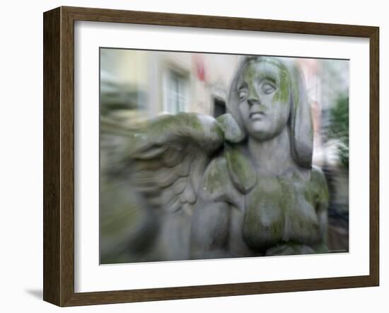 Statue, Gdansk, Poland-Russell Young-Framed Photographic Print