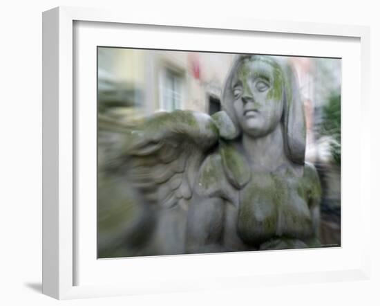 Statue, Gdansk, Poland-Russell Young-Framed Photographic Print