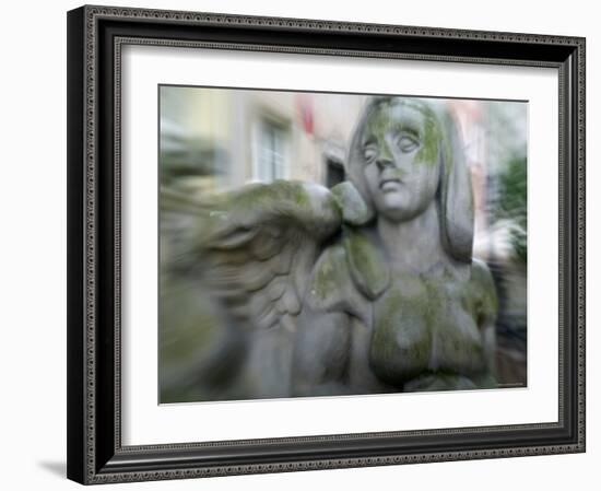 Statue, Gdansk, Poland-Russell Young-Framed Photographic Print