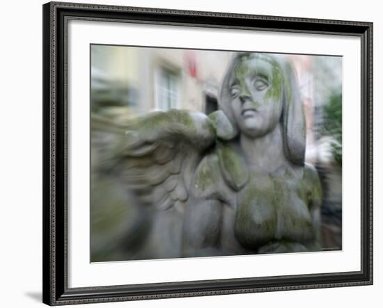 Statue, Gdansk, Poland-Russell Young-Framed Photographic Print