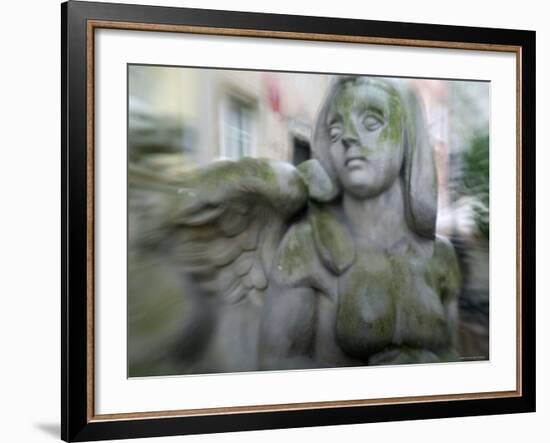 Statue, Gdansk, Poland-Russell Young-Framed Photographic Print