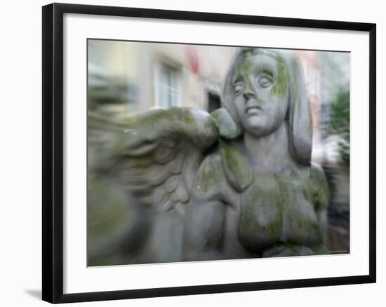 Statue, Gdansk, Poland-Russell Young-Framed Photographic Print