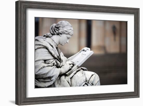 Statue in Berlin-Felipe Rodriguez-Framed Photographic Print