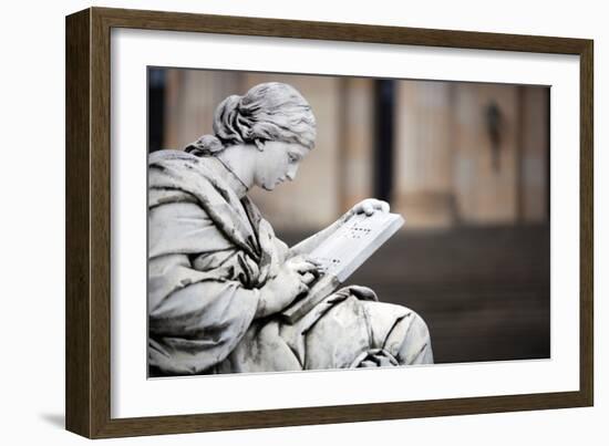 Statue in Berlin-Felipe Rodriguez-Framed Photographic Print