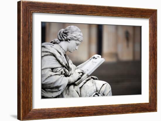 Statue in Berlin-Felipe Rodriguez-Framed Photographic Print