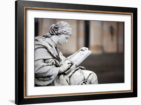 Statue in Berlin-Felipe Rodriguez-Framed Photographic Print