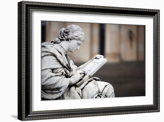 Statue in Berlin-Felipe Rodriguez-Framed Photographic Print