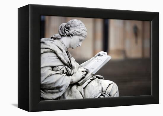 Statue in Berlin-Felipe Rodriguez-Framed Premier Image Canvas