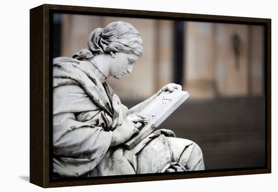 Statue in Berlin-Felipe Rodriguez-Framed Premier Image Canvas