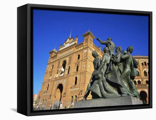 Statue in Front of the Bullring in the Plaza De Toros in Madrid, Spain, Europe-Nigel Francis-Framed Premier Image Canvas