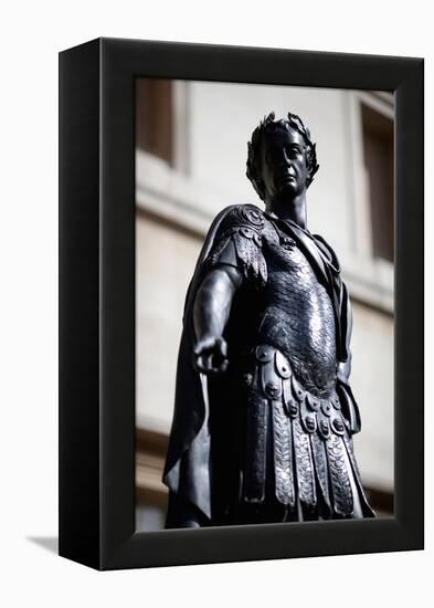 Statue in London-Felipe Rodriguez-Framed Premier Image Canvas