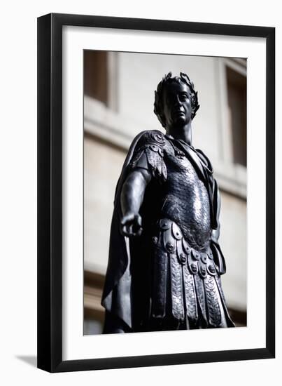 Statue in London-Felipe Rodriguez-Framed Photographic Print