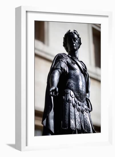 Statue in London-Felipe Rodriguez-Framed Photographic Print