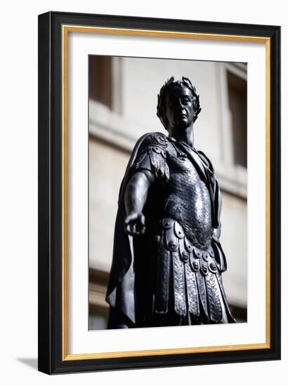 Statue in London-Felipe Rodriguez-Framed Photographic Print