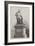 Statue in Nelson-Square-null-Framed Giclee Print