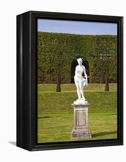 Statue in the Garden at Hampton Court Palace-Rudy Sulgan-Framed Premier Image Canvas