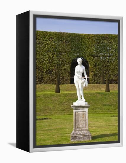 Statue in the Garden at Hampton Court Palace-Rudy Sulgan-Framed Premier Image Canvas