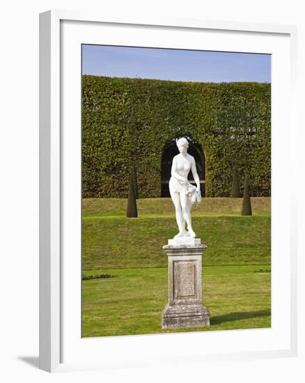 Statue in the Garden at Hampton Court Palace-Rudy Sulgan-Framed Photographic Print