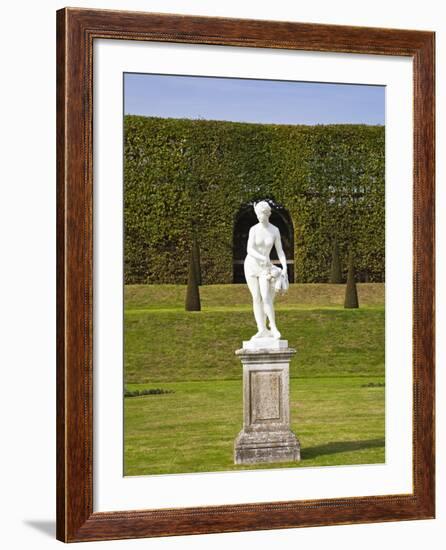 Statue in the Garden at Hampton Court Palace-Rudy Sulgan-Framed Photographic Print