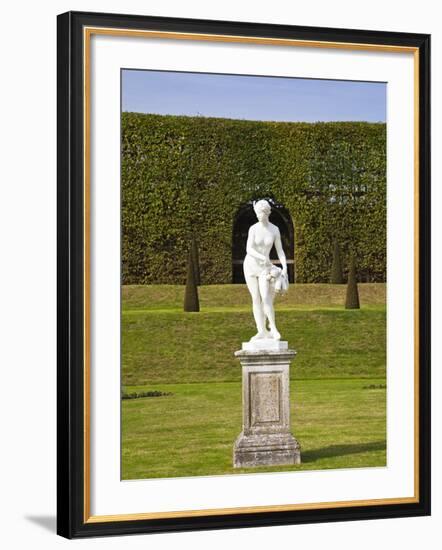 Statue in the Garden at Hampton Court Palace-Rudy Sulgan-Framed Photographic Print