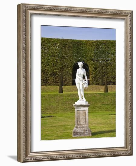 Statue in the Garden at Hampton Court Palace-Rudy Sulgan-Framed Photographic Print