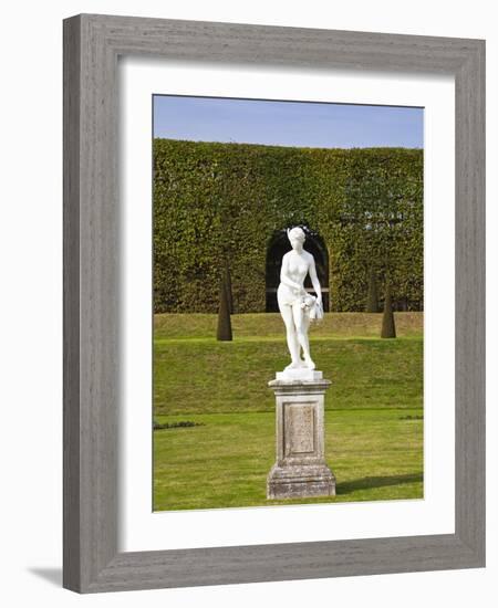 Statue in the Garden at Hampton Court Palace-Rudy Sulgan-Framed Photographic Print