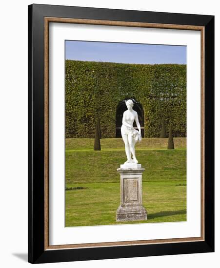 Statue in the Garden at Hampton Court Palace-Rudy Sulgan-Framed Photographic Print