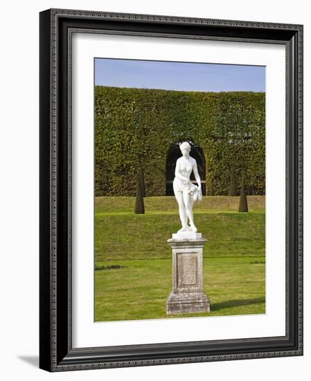 Statue in the Garden at Hampton Court Palace-Rudy Sulgan-Framed Photographic Print