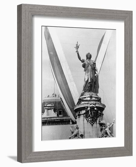 Statue in the Place de La Republique-Loomis Dean-Framed Photographic Print