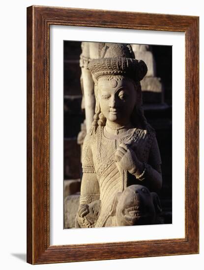 Statue in Vatsala Durga Temple-null-Framed Giclee Print