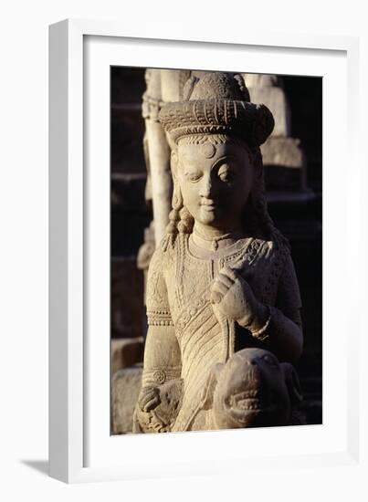 Statue in Vatsala Durga Temple-null-Framed Giclee Print