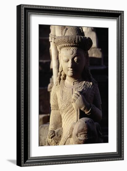 Statue in Vatsala Durga Temple-null-Framed Giclee Print