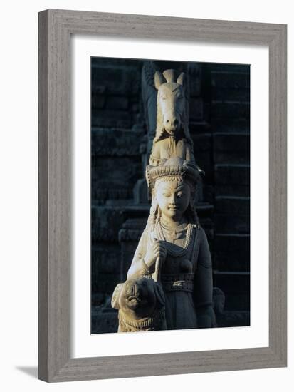 Statue in Vatsala Durga Temple-null-Framed Giclee Print