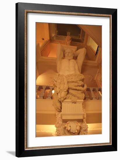 Statue, Interior of the Taleon Imperial Hotel, St Petersburg, Russia, 2011-Sheldon Marshall-Framed Photographic Print