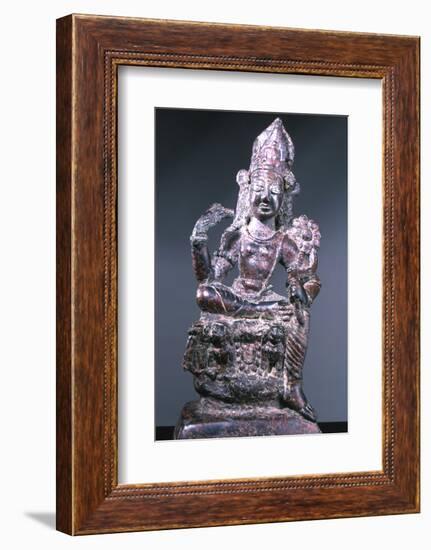 Statue of a Bodhisattva, possibly Padmapani, Swat Valley, north-west Pakistan, c8th century AD-Werner Forman-Framed Photographic Print