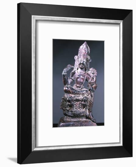 Statue of a Bodhisattva, possibly Padmapani, Swat Valley, north-west Pakistan, c8th century AD-Werner Forman-Framed Photographic Print