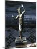 Statue of a Dancing Faun, Bronze, House of the Faun, Pompeii-null-Mounted Photographic Print