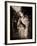 Statue of a Female Angel Praying in Cemetery-Clive Nolan-Framed Photographic Print