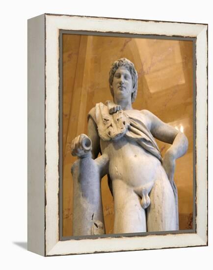 Statue of a resting satyr. Artist: Unknown-Unknown-Framed Premier Image Canvas